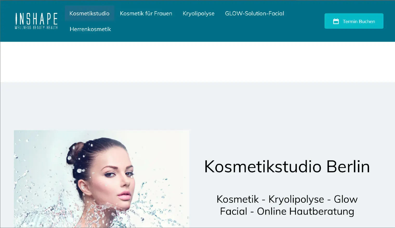 InShape Webseite